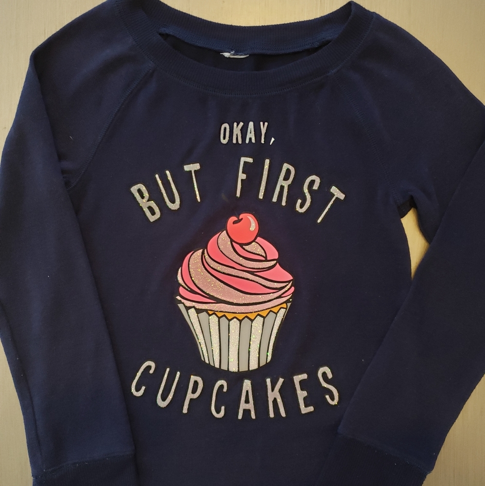Justice cupcake girls sweater